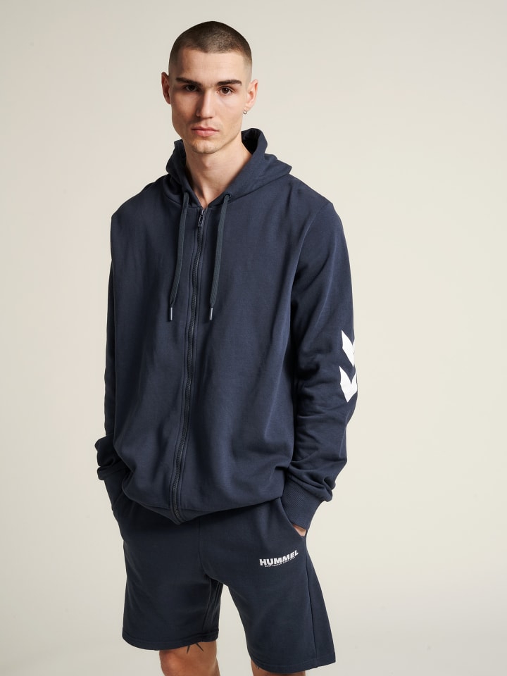 Hummel Hummel Reißverschluss Kapuzenpullover Hmllegacy Erwachsene in BLUE NIGHTS günstig kaufen