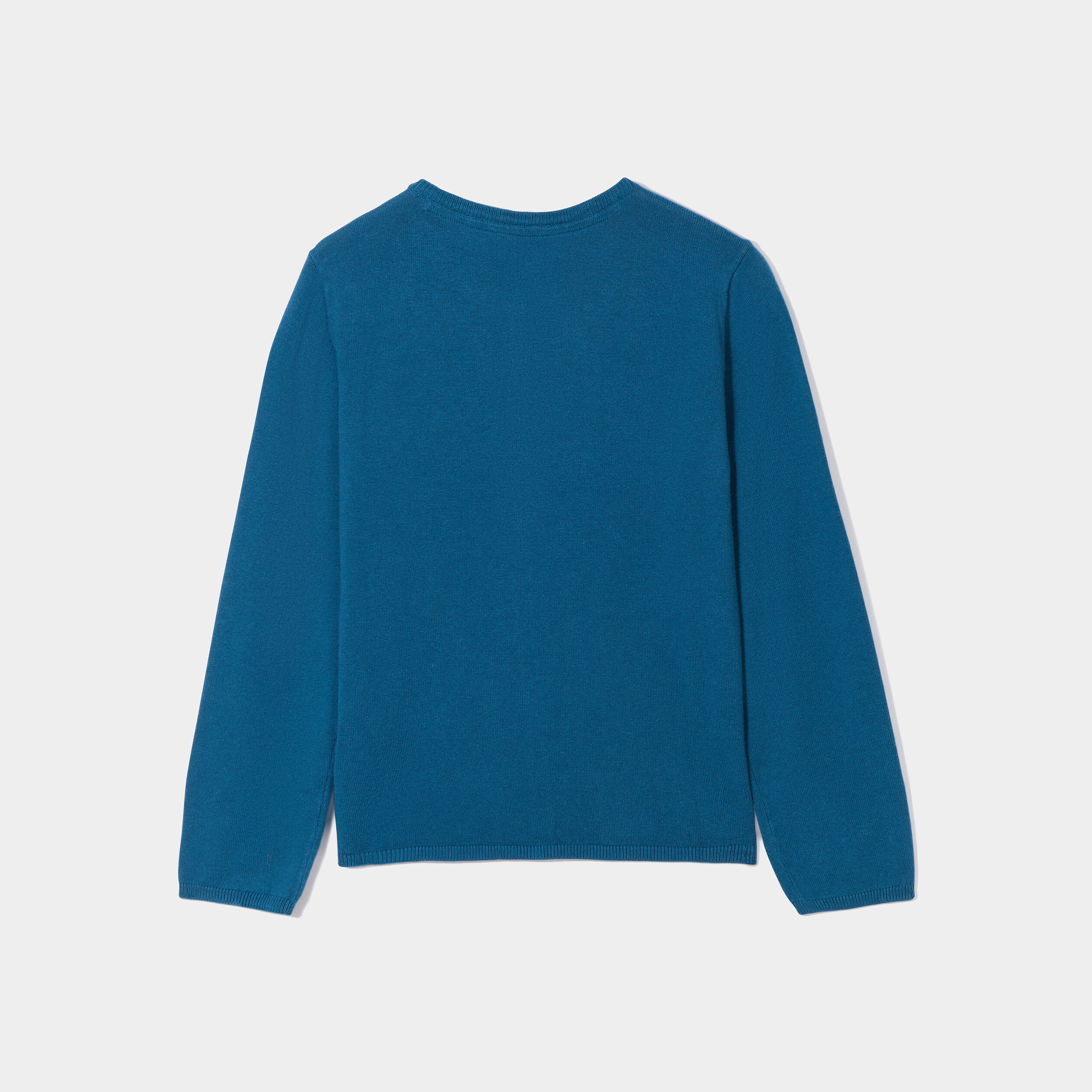 Gilet boutonné bleu canard fille | La Halle