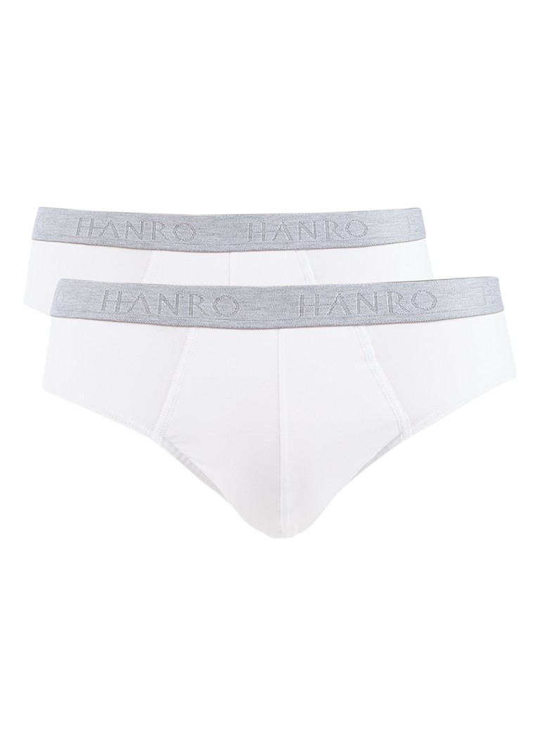 Hanro Slip in solid color in 2-pack