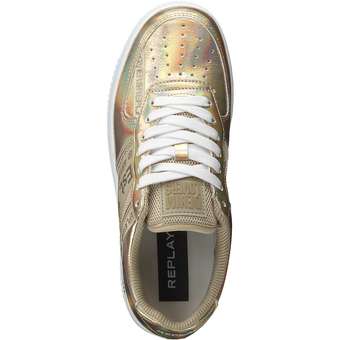 Replay Milo Schnürsneaker in gold