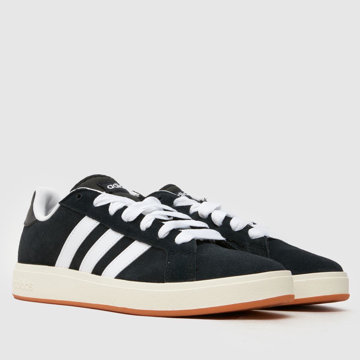 adidas Grand Court Base 00s cipők fekete-fehérben