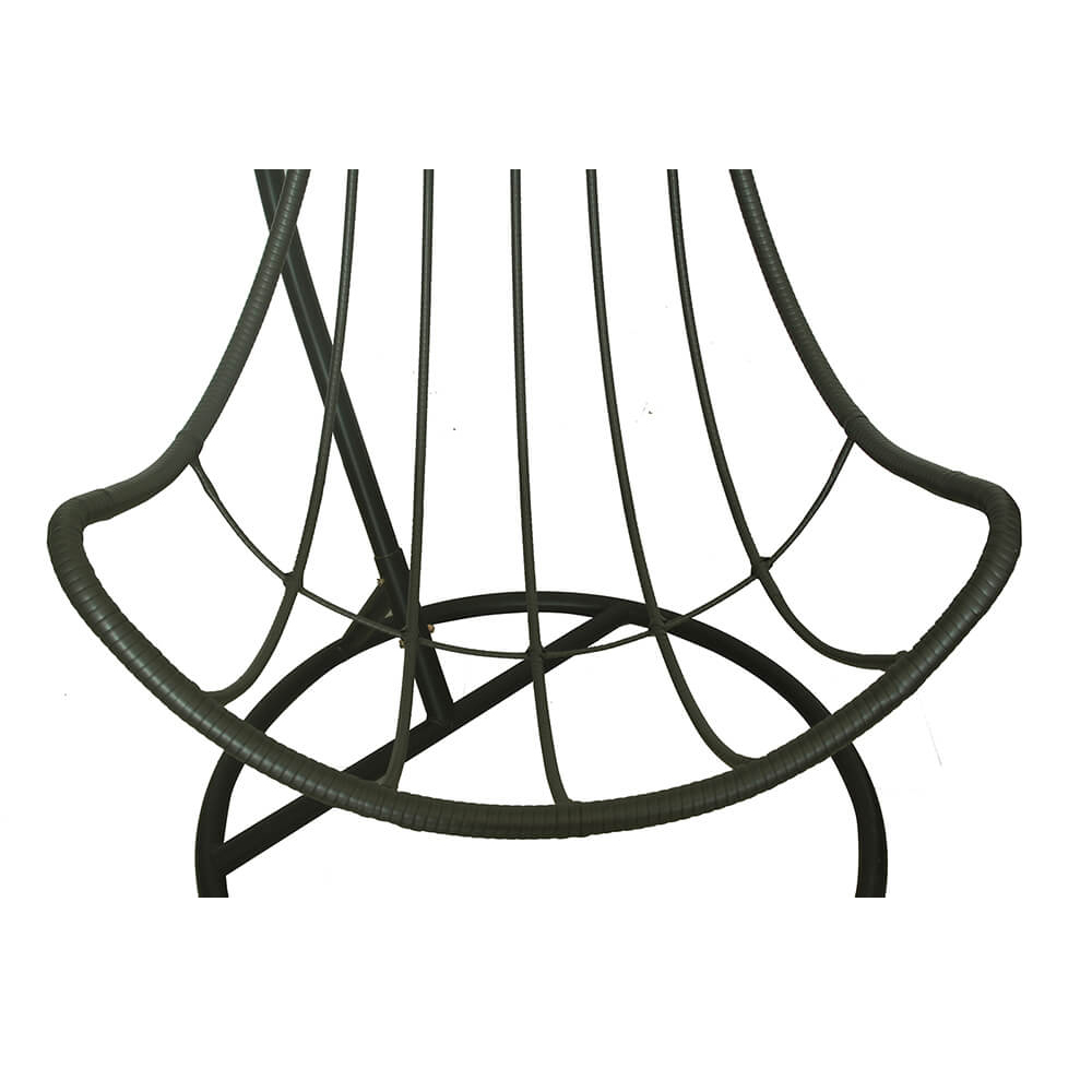 Home Deluxe Polyrattan Hängesessel CAMA inkl. Regenabdeckung