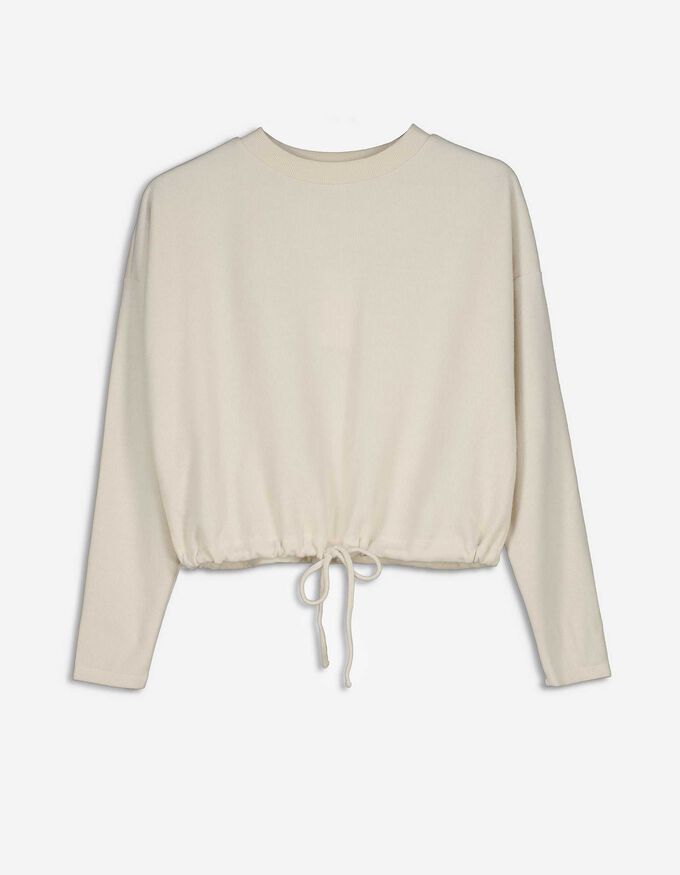 Damen Sweatshirt - Regulierbarer Saum
