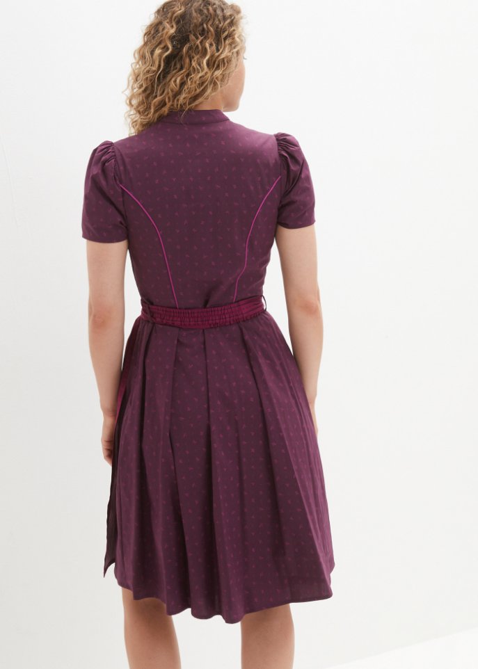 Trachtenkleid mit Schürze, knieumspielend (2-tlg.Set)