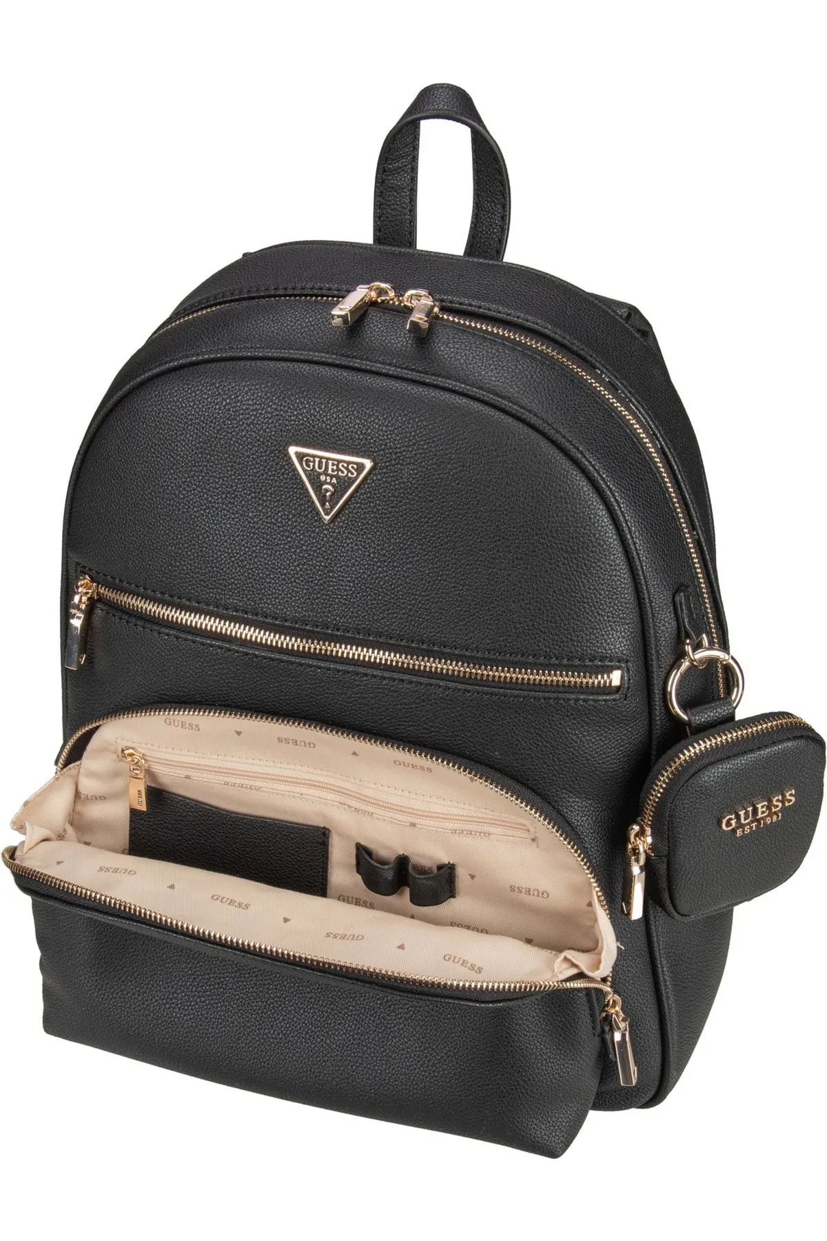 Guess  Rucksack - Schwarz - Unifarben