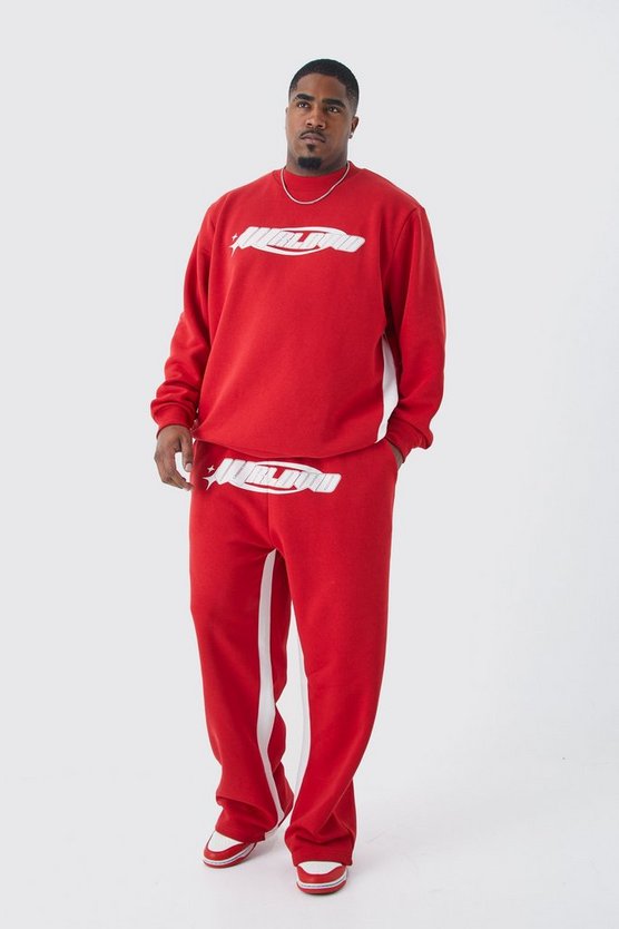 Plus Worldwide Sweatshirt-Trainingsanzug
