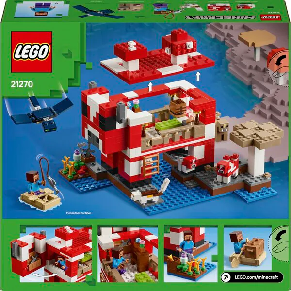 LEGO Minecraft 21270 Mooshroomin talo