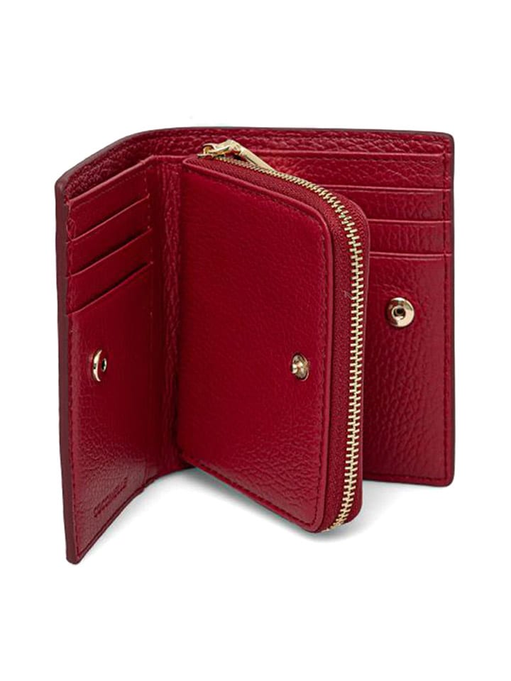 COCCINELLE Leder-Geldbörse in Bordeaux - (B)10 x (H)12,5 x (T)1 cm günstig kaufen onesize