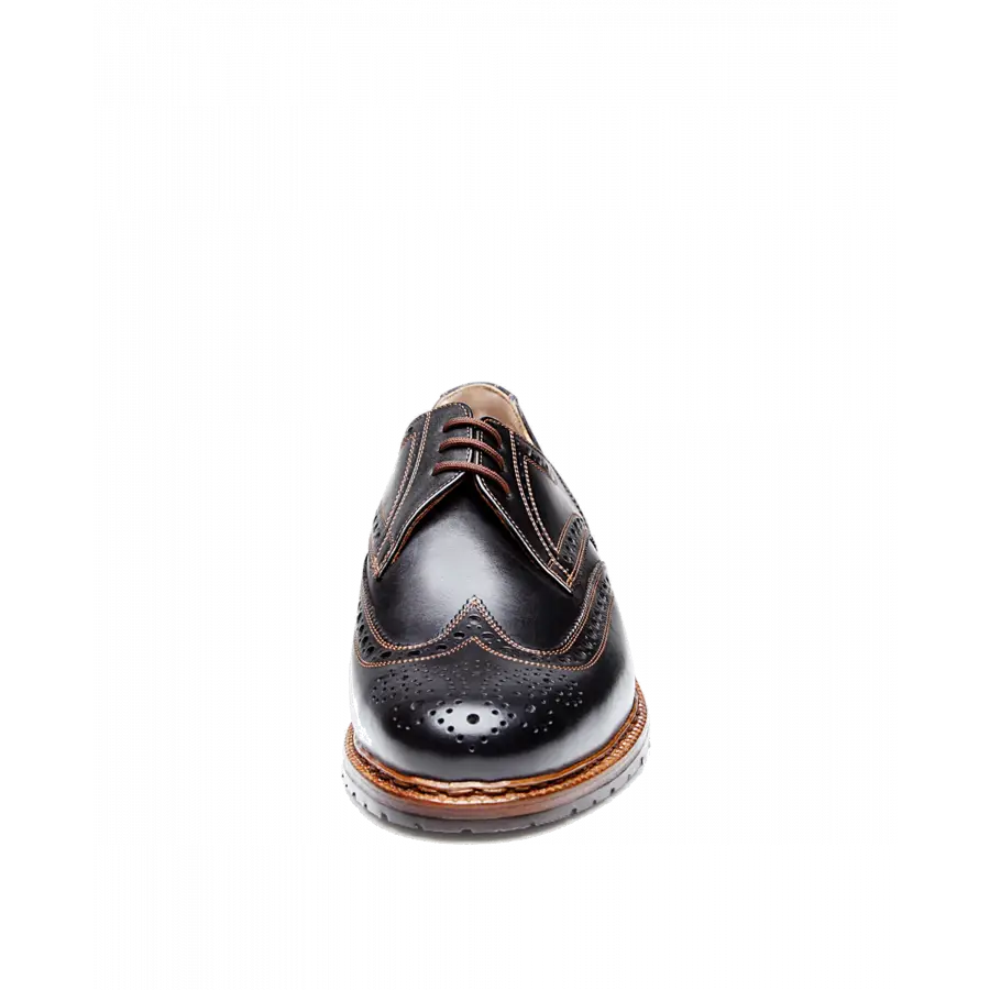 Heinrich Dinkelacker - Businessschuhe Derby JANOSH K FULL BROGUE FC Kalbsleder - schwarz