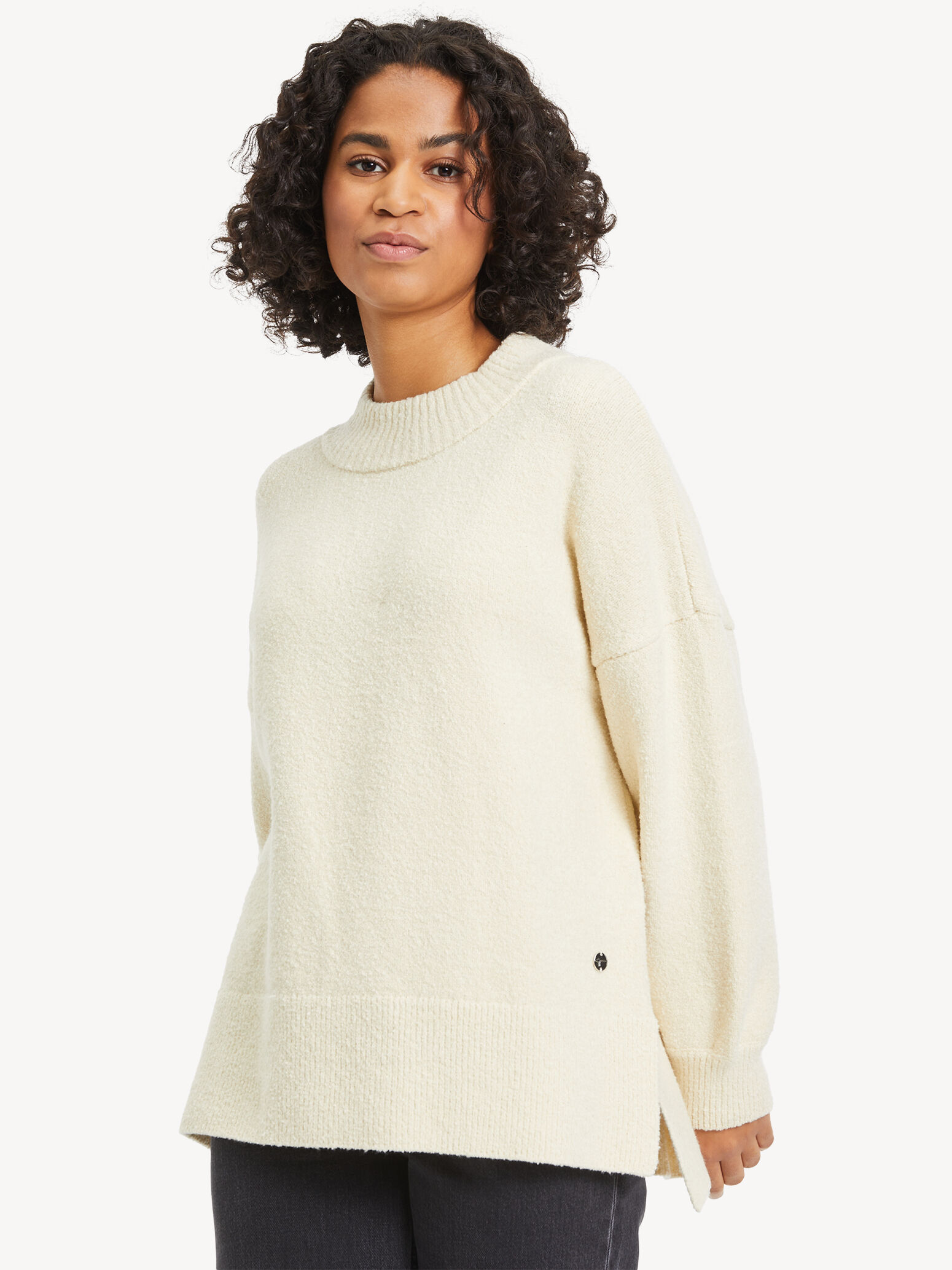 Pull-over en tricot - blanc