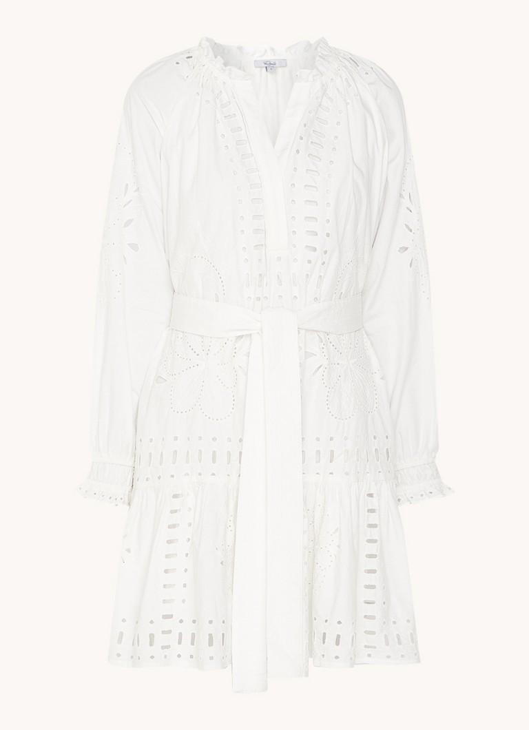 Rochie-tunică brodată Rails Saylor cu curea legată