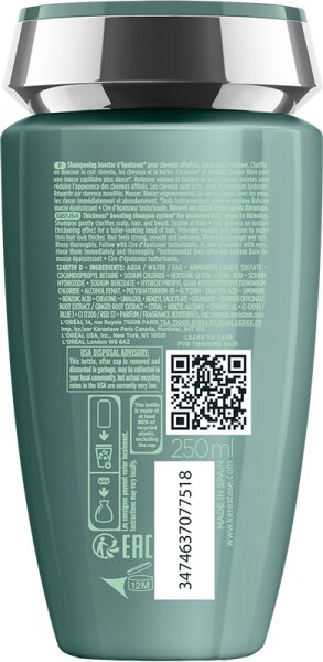 Kérastase Genesis Homme Bain de Masse Epaississant Shampoo