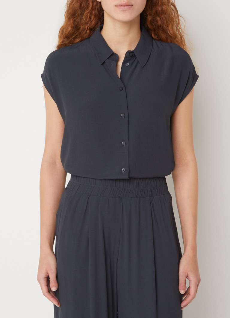Kiek Bluse aus strukturiertem Crêpe von by-bar