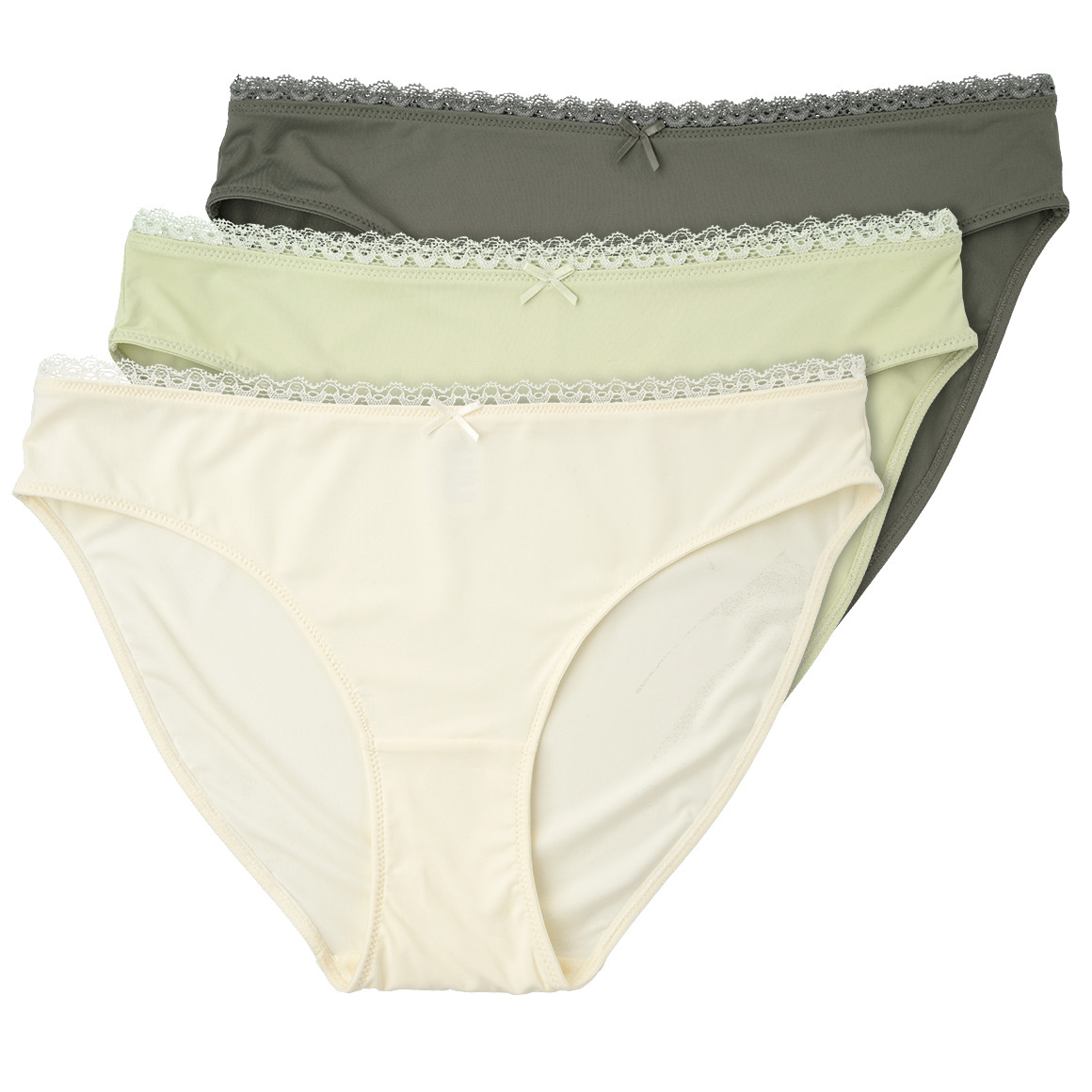 3 Damen Slips mit Spitze