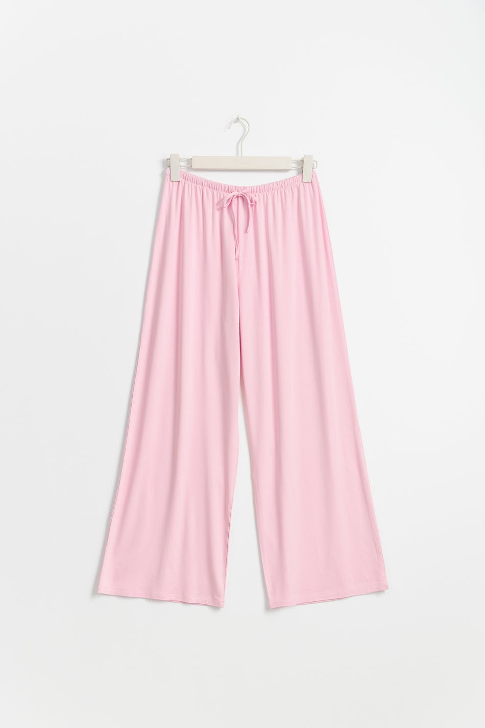 Drawstring wide trousers