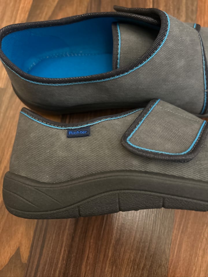 Richter Shoes Hausschuhe in Grau günstig kaufen 37
