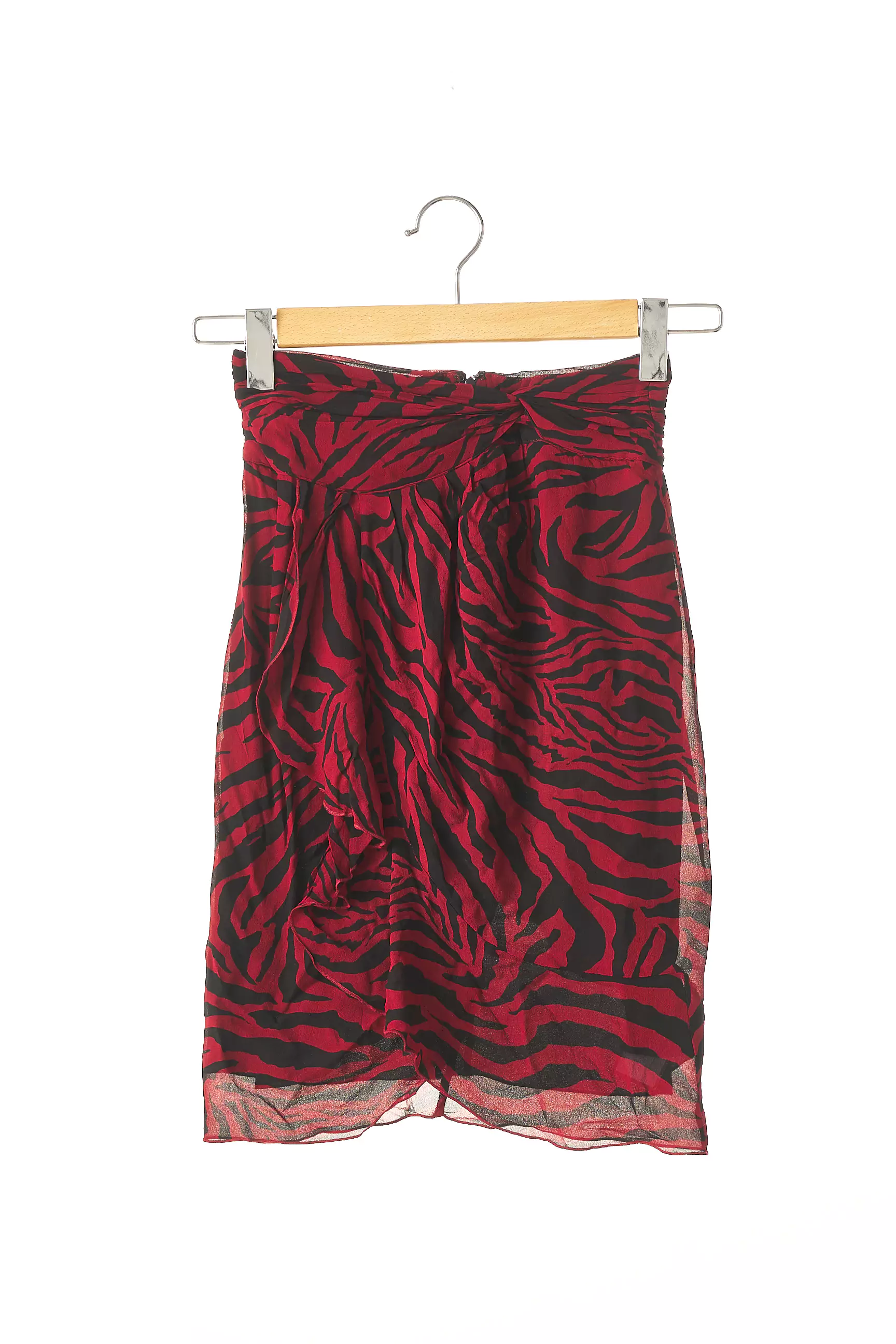 Ba Sh Jupes Mi Longues Femme couleur rouge