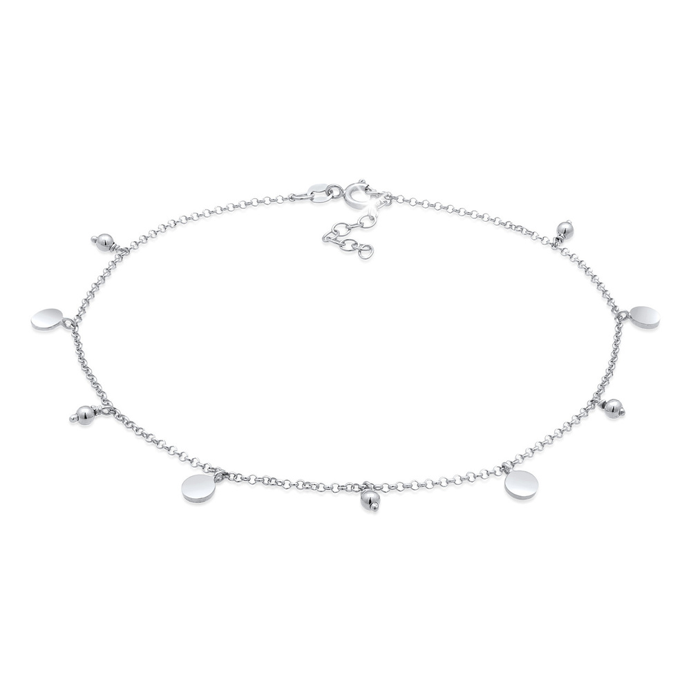 Elli Elli Bracelet de Cheville Bracelet de cheville femme plaque style boho en argent  Bijoux