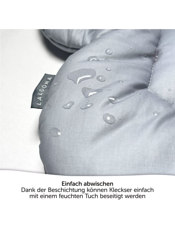 LaLoona Sitzverkleinerer für Hauck Alpha Hochstuhl - beschichtet in grau günstig kaufen onesize