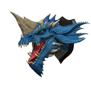 Dungeons & Dragons Replicas of the Realms: 3D Wand-Relief - Blue Dragon Trophy Plaque