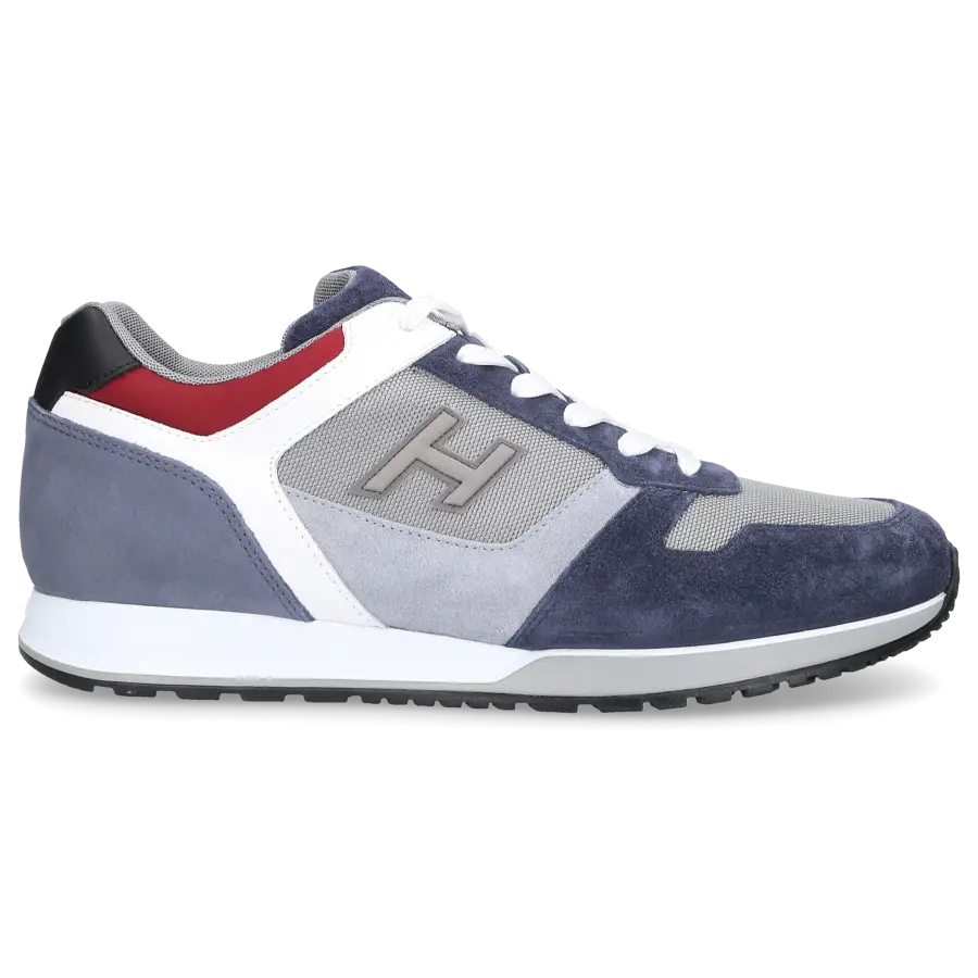 Hogan - Sneaker low H321 Veloursleder - blau