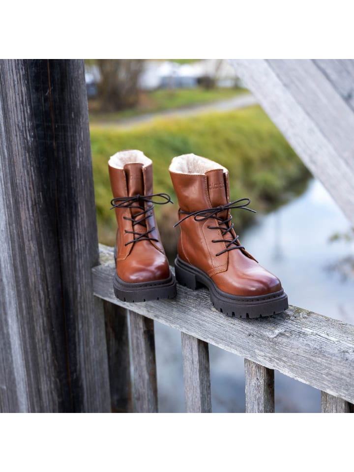 palado Schnürstiefeletten in Brown/Brown günstig kaufen