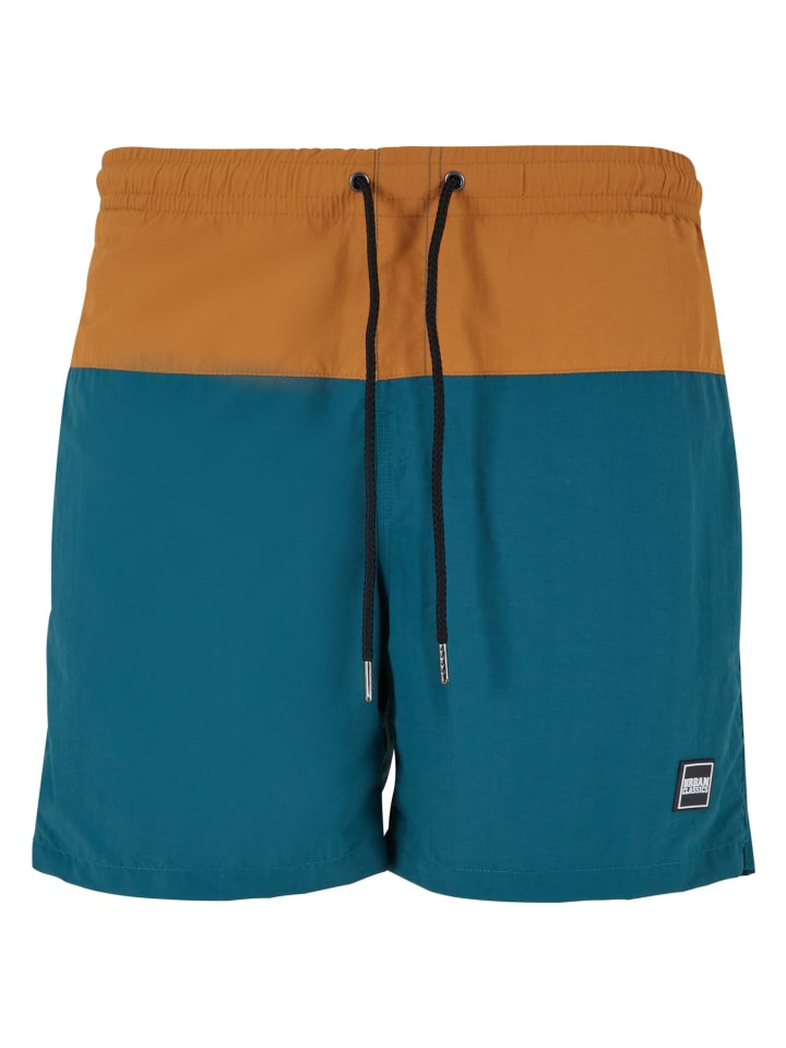 Urban Classics Urban Classics Badeshorts in teal/toffee günstig kaufen