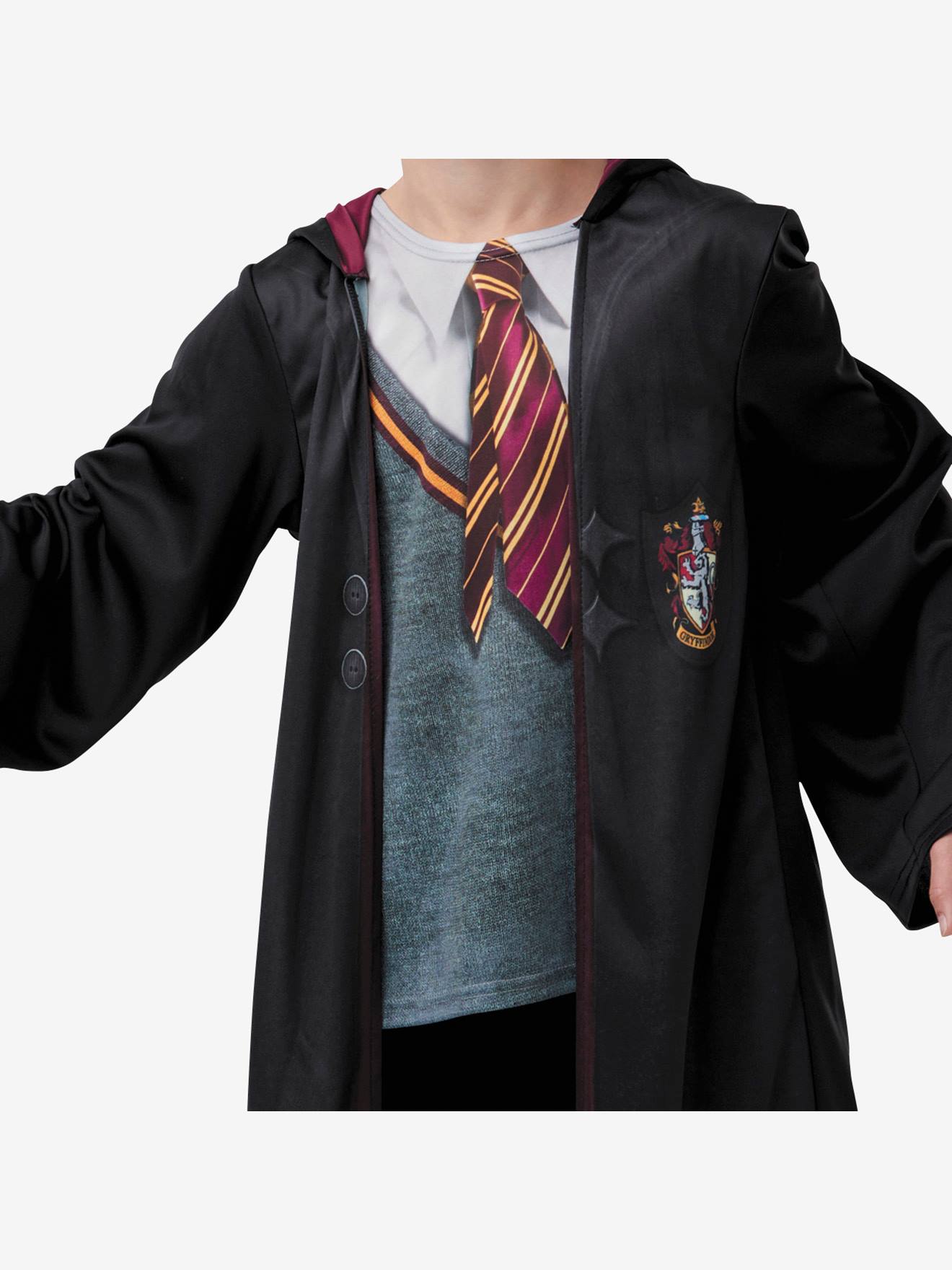 Déguisement Harry Potter avec lunettes et baguette RUBIES noir/rouge