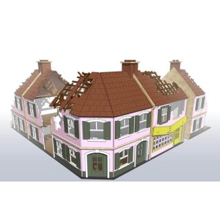 Destroyed Town Scenery Set (28 mm)