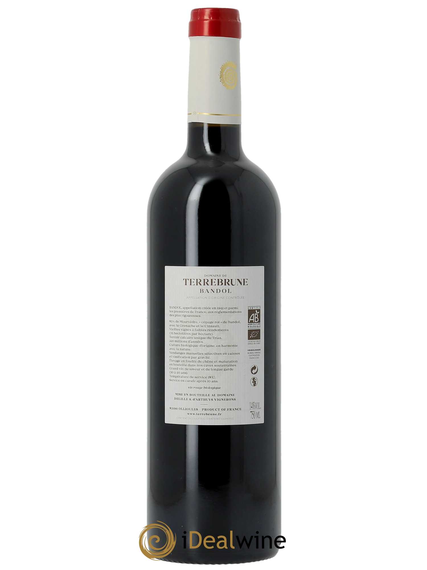 Bandol Terrebrune (Domaine de)  2019 - Lot de 1 Bouteille