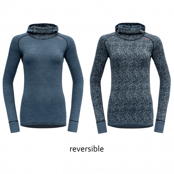 Devold - Women's Kvitegga Hoodie - Merinoshirt