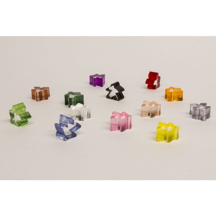 Carcassonne transparente Meeples