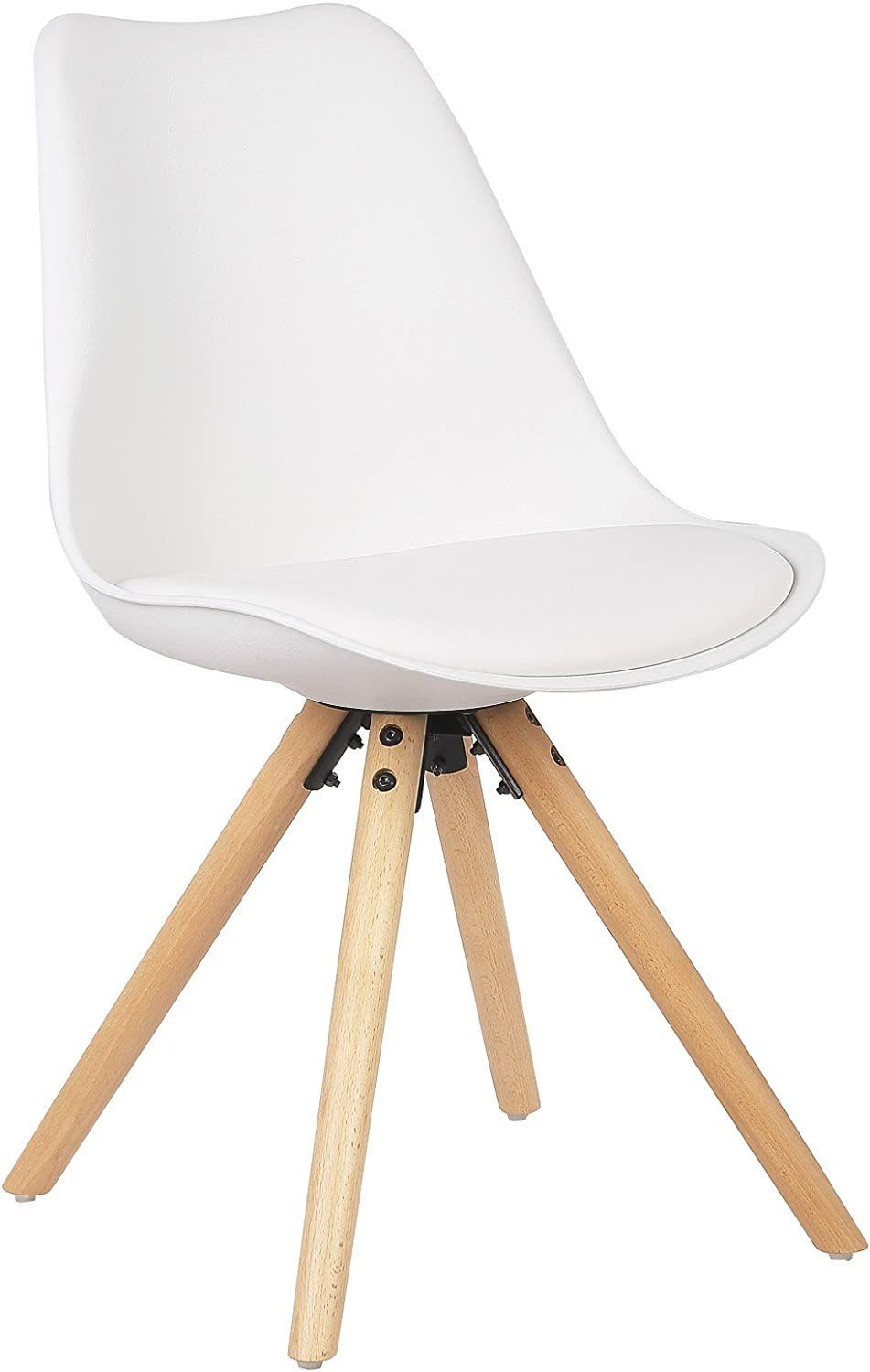 Woltu Esszimmerstuhl (Set, 6 St), mit Sitzfläche aus Kunstleder Design Stuhl