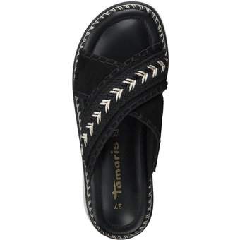 Tamaris Pantolette in schwarz
