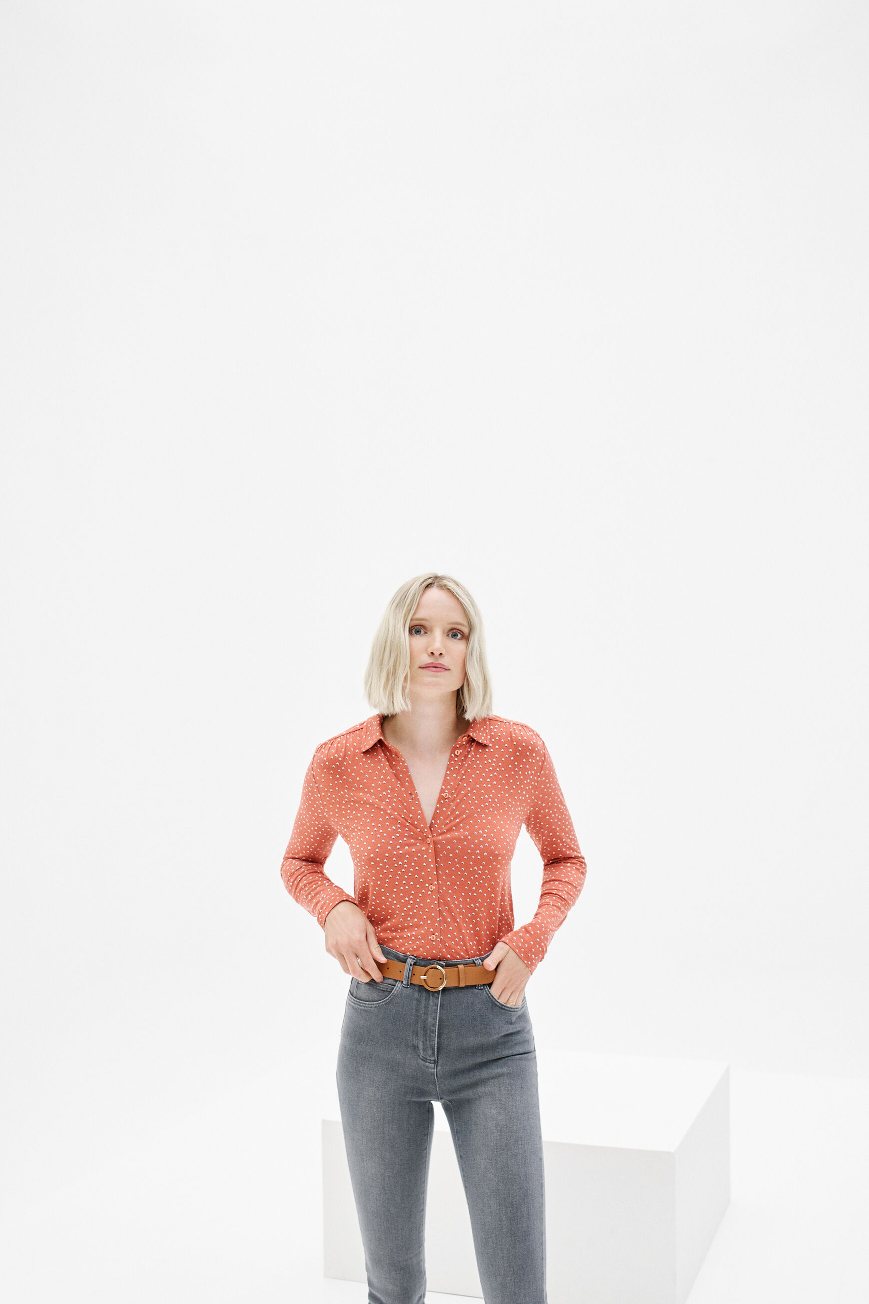 t-shirt jack vieux rose femme