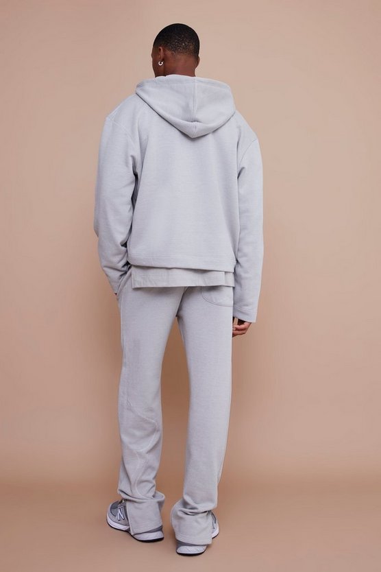 Kastiger Oversize Hoodie mit V-Ausschnitt