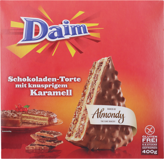 Almondy Daim Schokoladen Torte