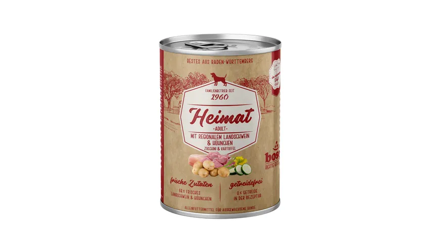 Bosch Heimat Schwein Hundenassfutter 400g 450 g