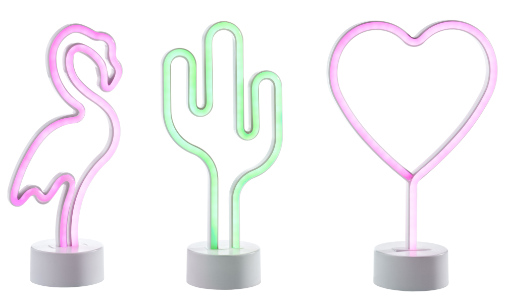 LED Fun-Leuchte Herz weiß