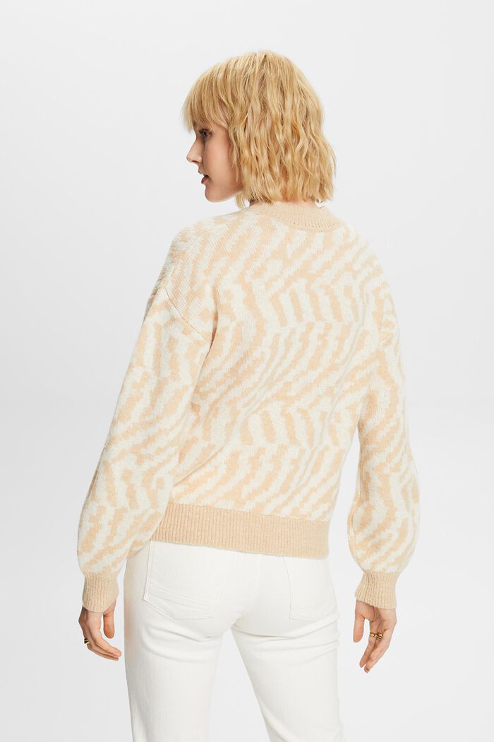 Pullover mit abstraktem Jacquard-Design