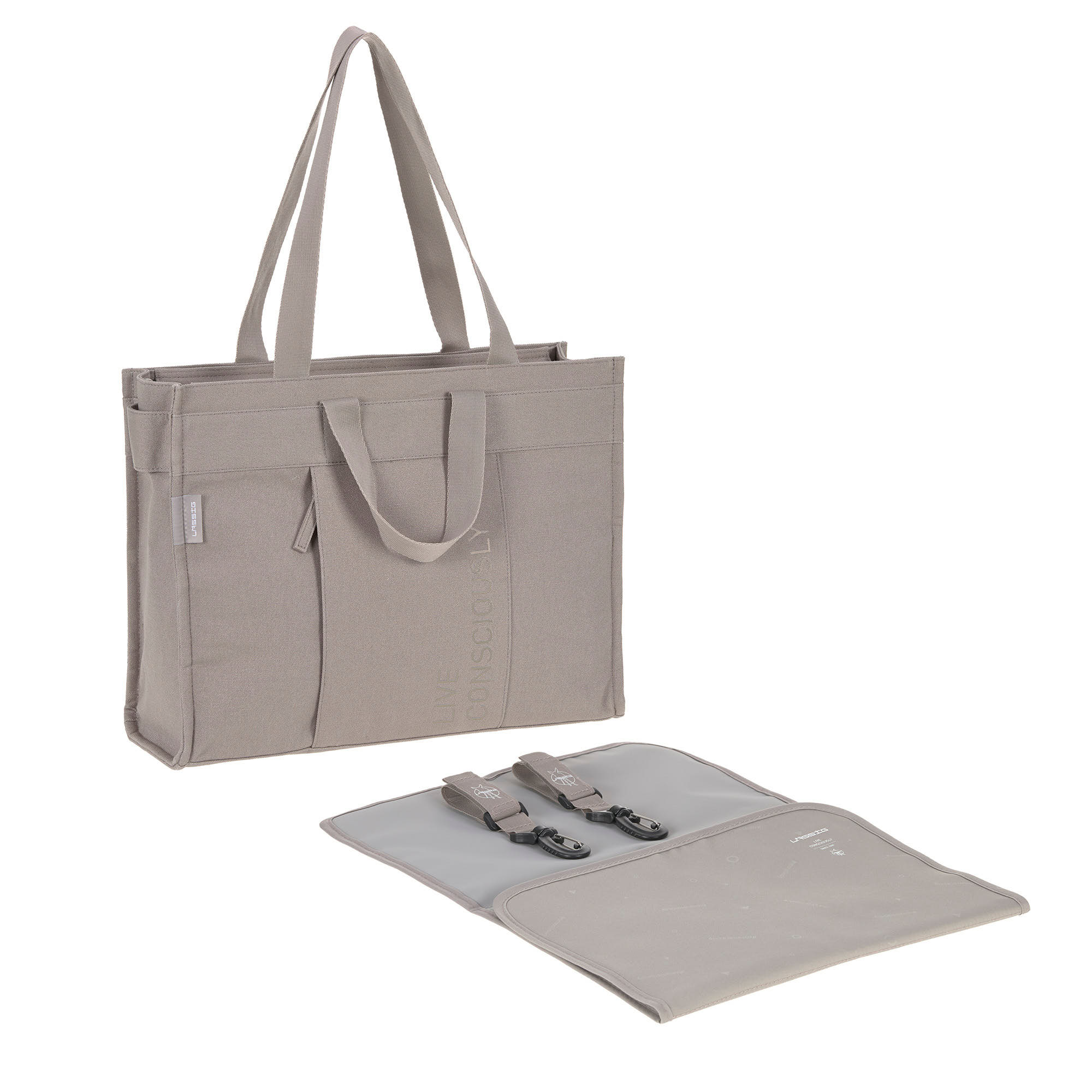 Wickeltasche - Tote Up Bag, Taupe