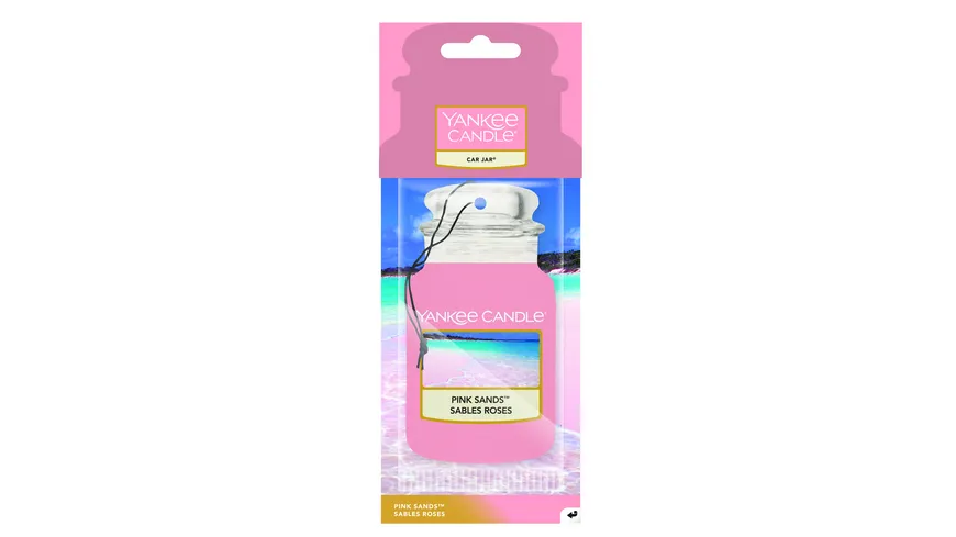 Yankee Candle Car Jar Paper Pink Sands Rosa