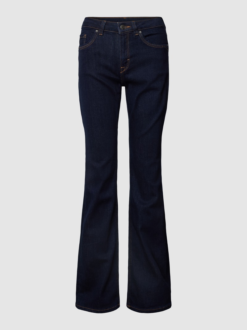 Bootcut Jeans im 5-Pocket-Design in dunkelblau