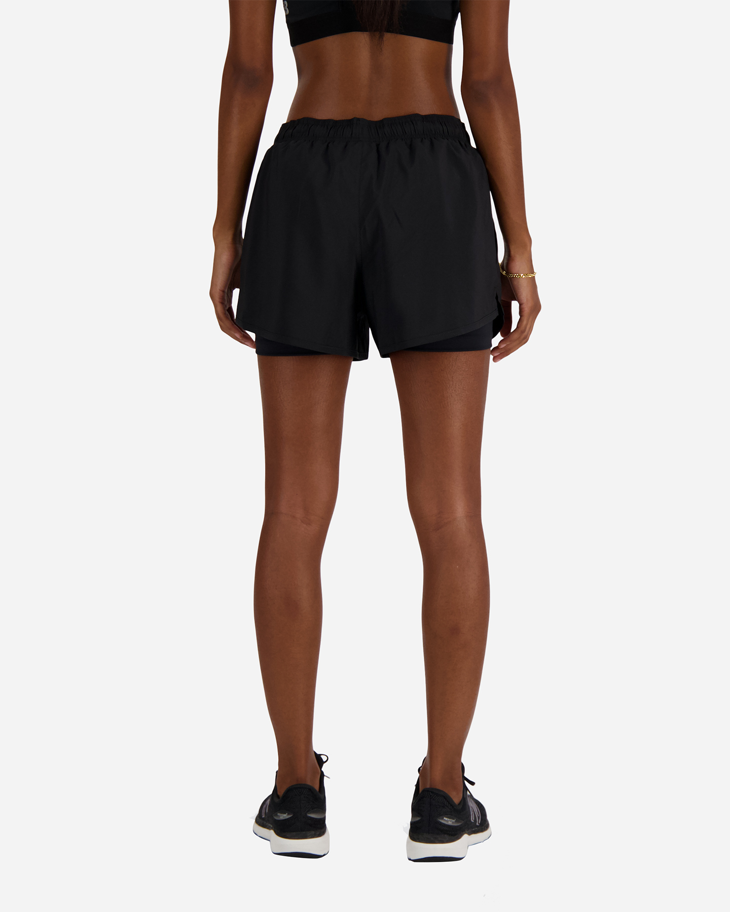 Krátke bežecké topánky New Balance Sport Essential 2v1 W WS41225BK