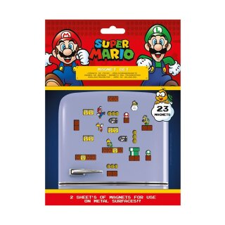 Super Mario Magnet Set Mushroom Kingdom