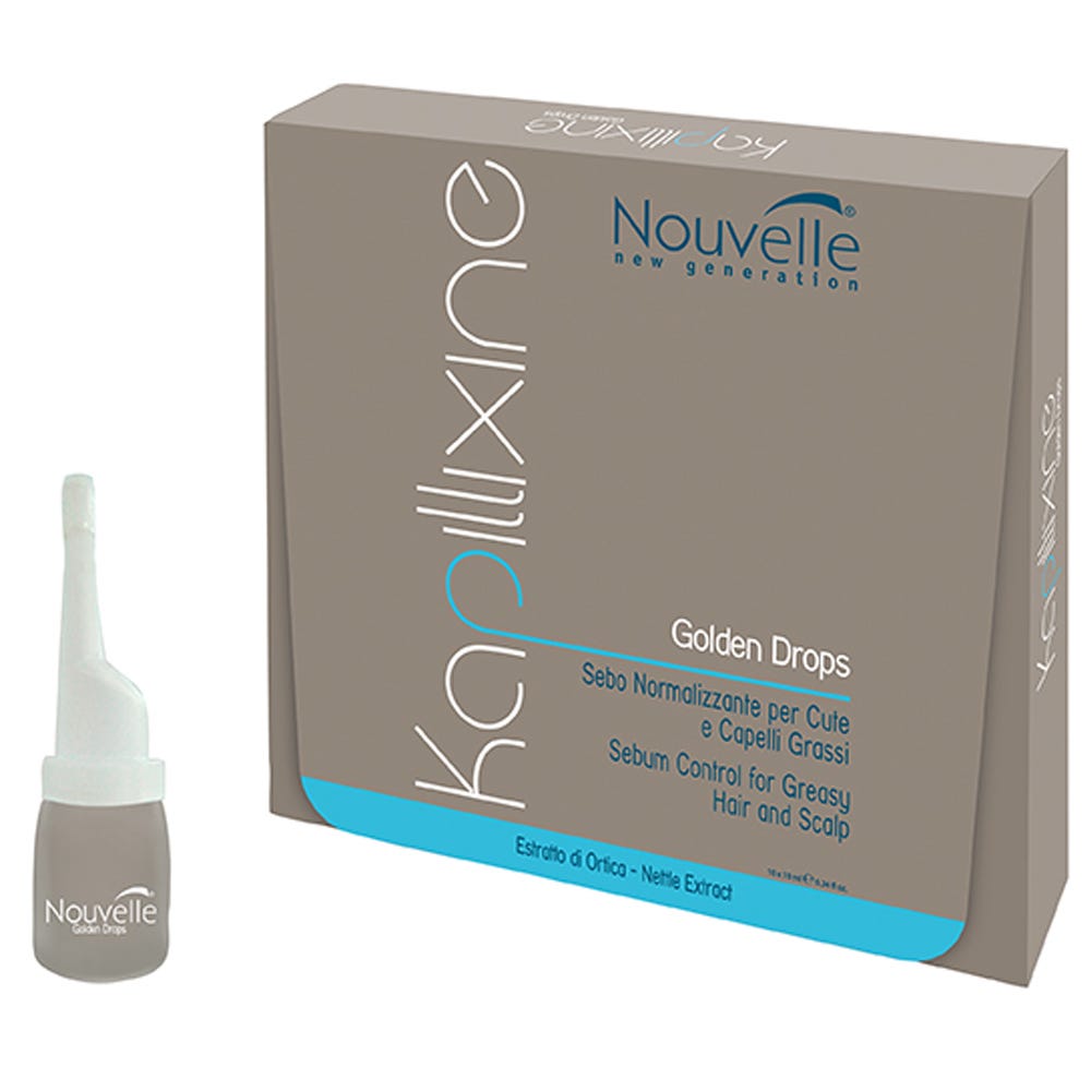 Nouvelle Kapillixine Golden Drops gegen fettiges Haar 10x10 ml
