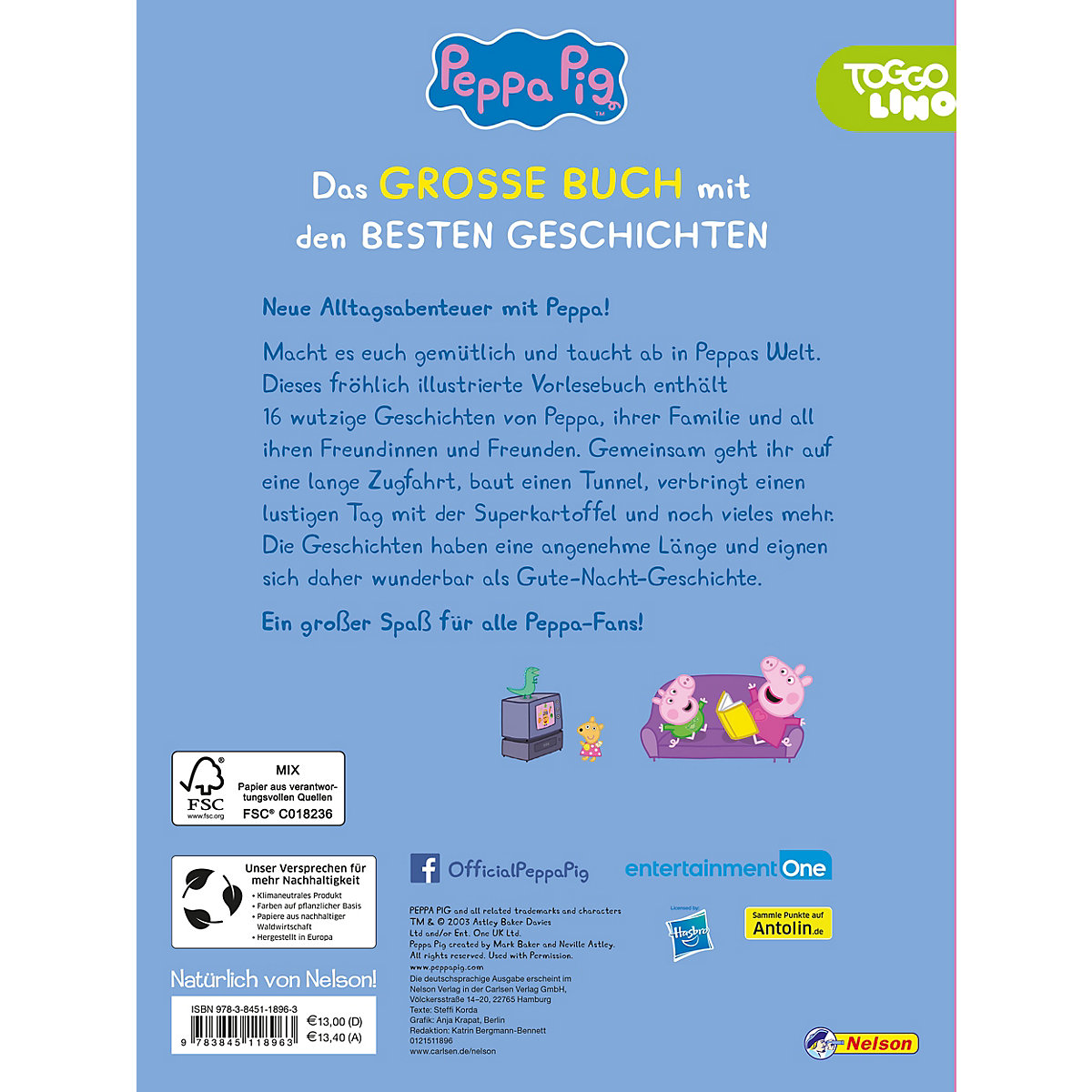 Peppa Pig: Das große Buch mit den besten Geschichten
