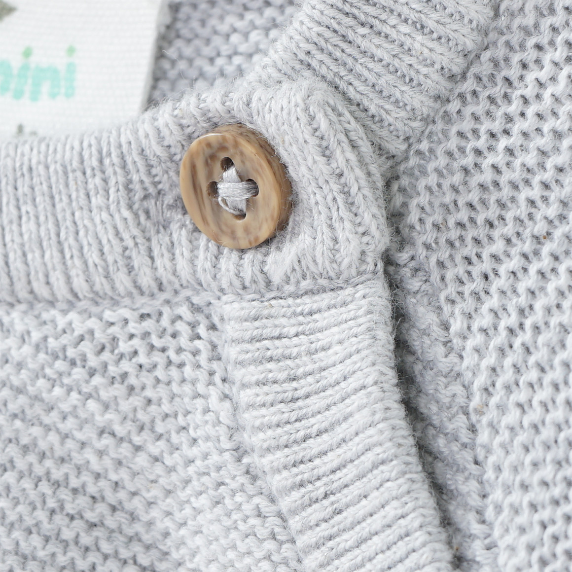 Newborn Strickpullover mit Farbteiler