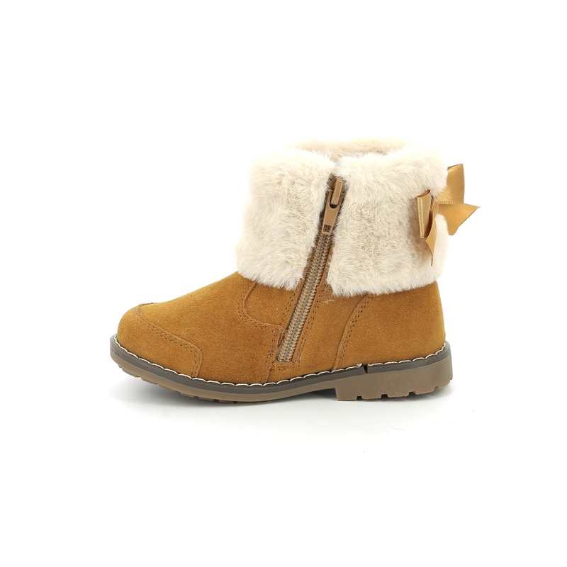 Boots cuir croute cuir Stelie