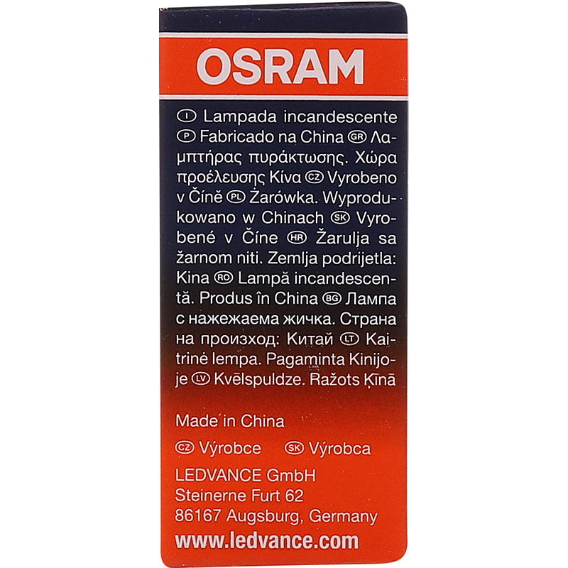 Osram Glødelampe mini 2-pk, 25 W E14 Osram